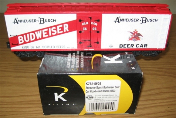 Picture of K-Line Anheuser Busch Budweiser Beer Reefer