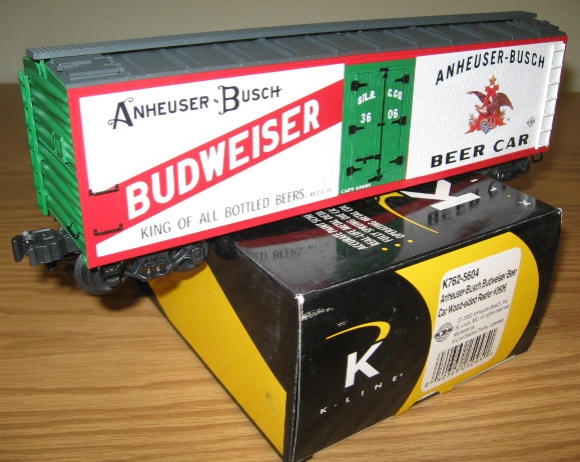 Picture of K-Line Anheuser Busch Budweiser Beer Reefer