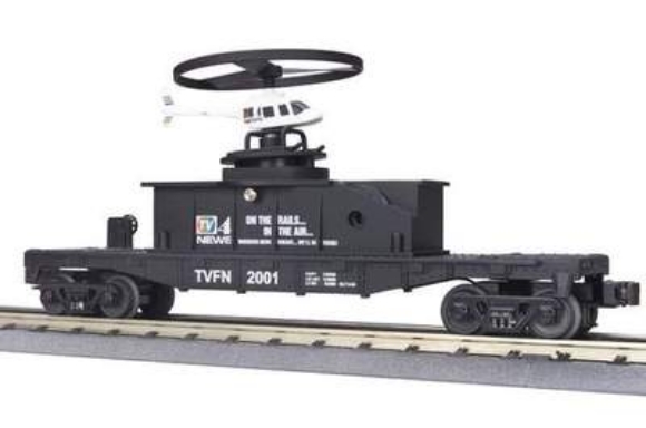 Picture of Operating Flatcar w/TV4 Helicopter