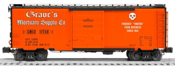 Picture of Graves Mortuary PS-1 Halloween Boxcar