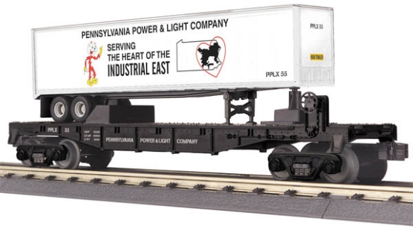 Picture of MTH RailKing P.P.L. Flatcar w/ Trailer