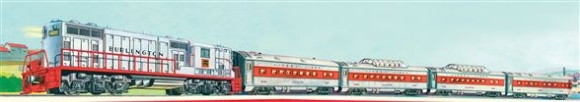 Picture of Burlington GP-7 Passenger Set #1562