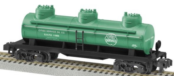 Picture of Cities Service 3-Dome Tank Car