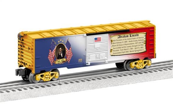 Picture of Abraham Lincoln Boxcar