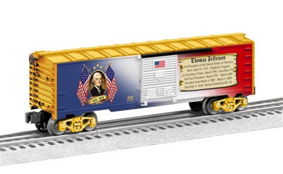 Picture of Thomas Jefferson Presidential Boxcar (*box)
