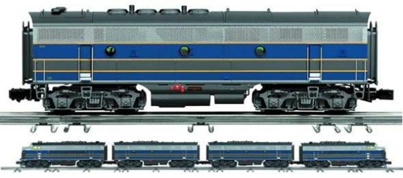 Picture of B&O F-3 Scale ABA's w/Powered 'B' (14558/14565/24519)