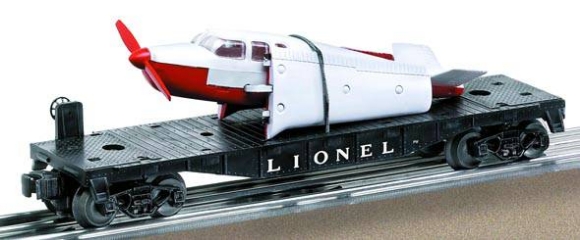 Picture of 29462 - Lionel Flatcar w/White & Red Airplane #6500