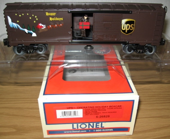 Picture of UPS Holiday Operating Boxcar