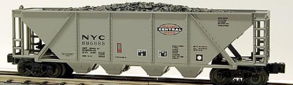 Picture of New York Central Hopper 4-Bay w/coal load