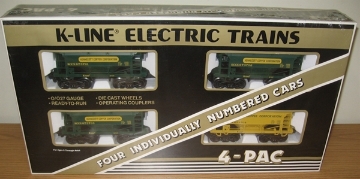 4 K-line Electric Train O offers Gauge Model Railroad Rolling Stock Freight Cars (Read)