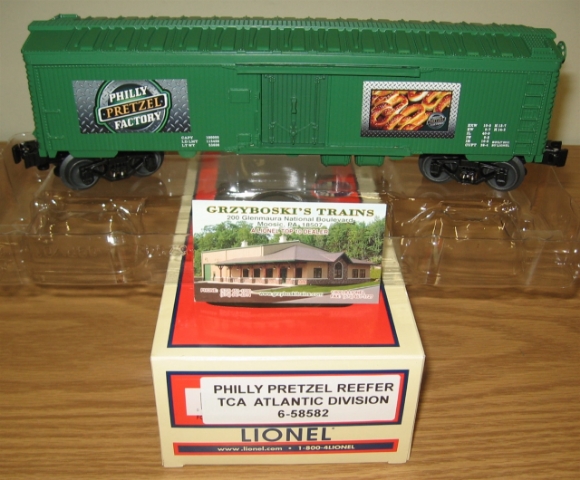 Picture of 58582 - TCA Philly Pretzel Reefer Car