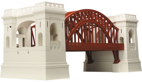 Picture of Railking Hellgate Bridge Red & Gray