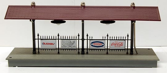 Picture of Illuminated Station Platform