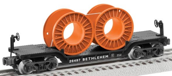 Picture of Bethlehem Steel Depressed Flatcar w/Reels