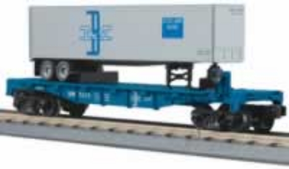 Picture of Boston & Maine Flatcar w/Trailer