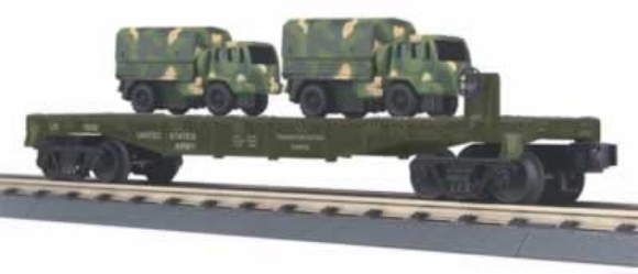 Picture of Army Flatcar w/(2) Troop Carriers