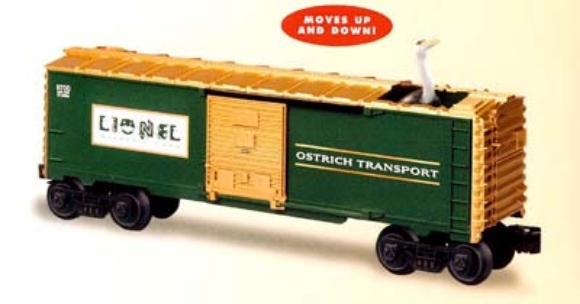 Picture of Animated Ostrich Head Boxcar