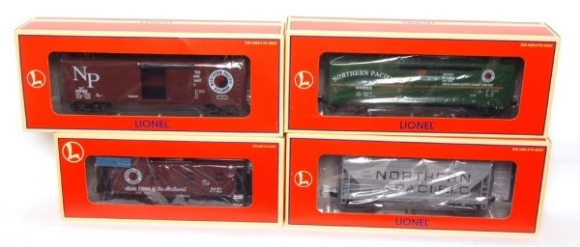 Picture of Northern Pacific Rolling Stock 4pk. (b/c,hop,reef,cab)