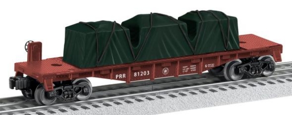 Picture of Pennsylvanai Flatcar w/Covered Load