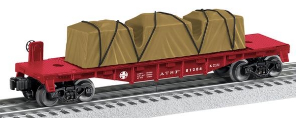 Picture of Santa Fe Flatcar w/Covered Load