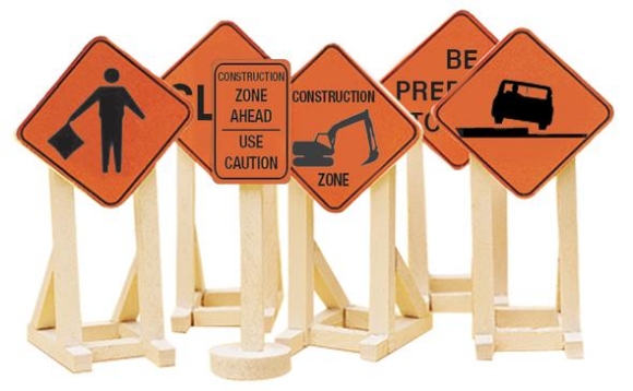 Picture of Construction Zone Signs #2