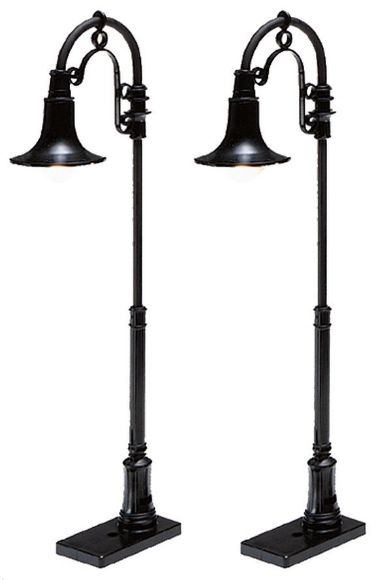 Picture of Gooseneck Street Lamps - Black (set of 2)