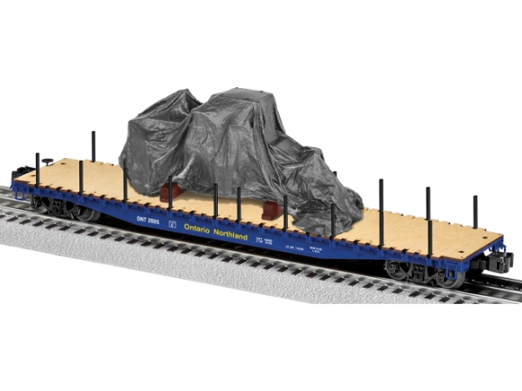 Picture of Ontario Northland PS-4 Flatcar w/Tarped Load