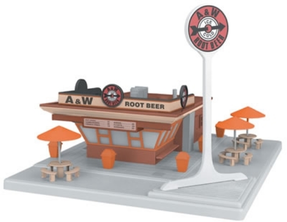 Picture of A&W Rootbeer Fast Food Restraurant Stand