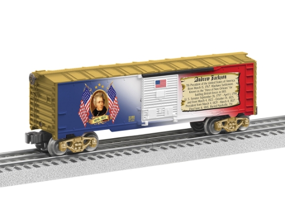 Picture of Andrew Jackson Presidential Boxcar
