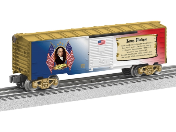 Picture of James Madison Presidential Boxcar