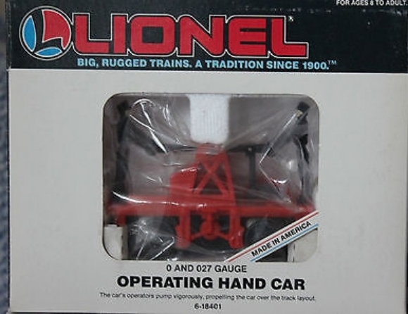 Picture of Lionel Workmen Handcar (orange)