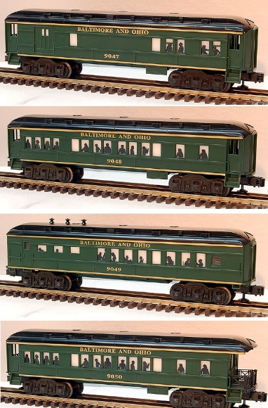 Picture of Lionel Baltimore & Ohio Baby-Madison 4-Car Set (19047 to 50)