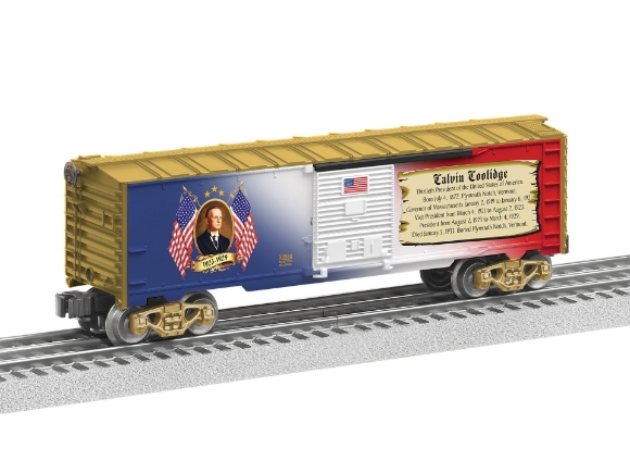 Picture of Calvin Coolidge Presidential USA Boxcar