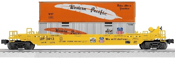 Picture of LOTS Union Pacific Single Maxi Stack Container Car