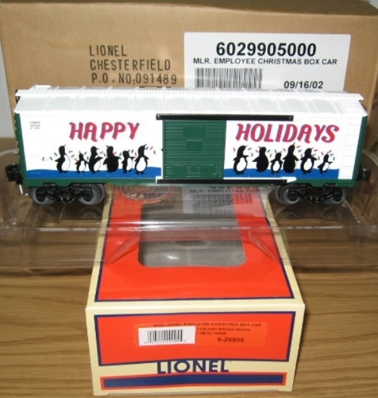 Picture of Lionel Employee 2002 Christmas Boxcar