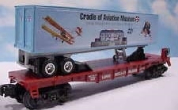 Picture of NLOE Cradle of Aviation Flatcar w/Trailer