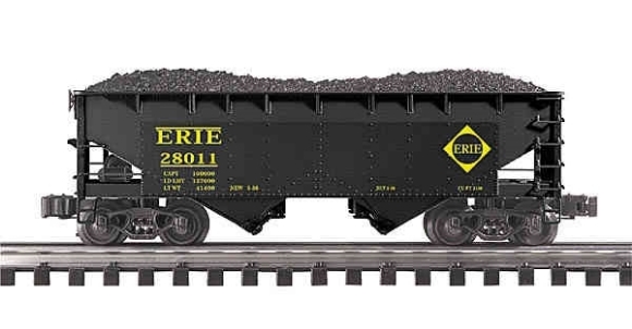 Picture of K-Line Erie Smooth-Side 2-Bay Die-Cast Hopper Car