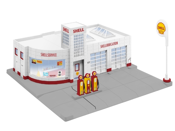 Picture of Shell Service Gas Station Building