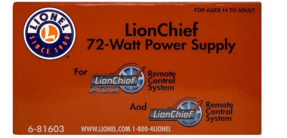 Picture of LionChief 72 Watt Power Supply (track not included)