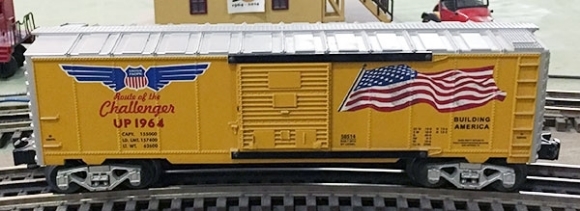Picture of TCA Texas Museum Transporation Union Pacific US Flag Boxcar