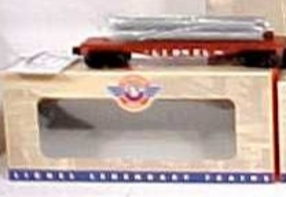 Picture of Lionel Flatcar with Stakes & Pipes