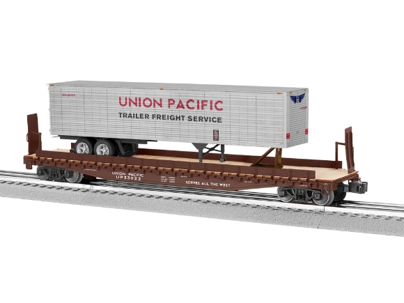 Picture of Union Pacific PS-4 Flatcar w/40' Trailer