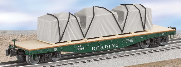 Picture of Reading 40' Flatcar w/Covered Load