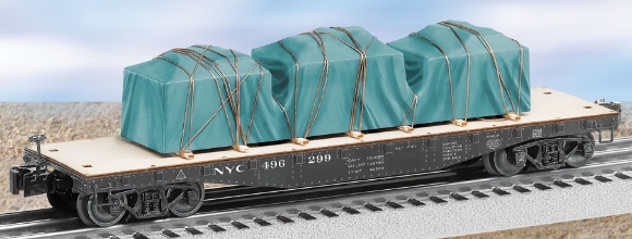 Picture of New York Central 40' Flatcar w/Covered Load