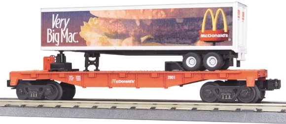 Picture of McDonald's Flatcar w/Trailer