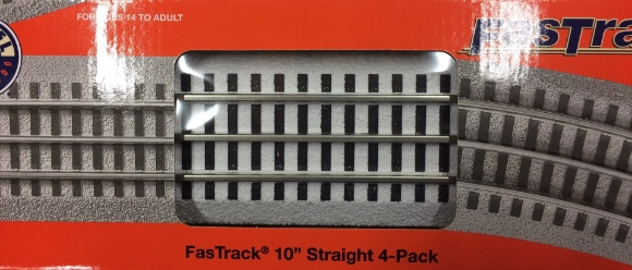 Picture of 10" Straight WHITE FasTrack 4-Pack