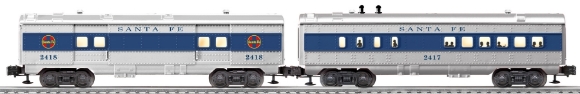 Picture of Santa Fe Passenger Baggage/Diner 2pk.