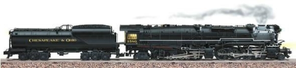 Picture of Chesapeake & Ohio H-7 2-8-8-2 Scale Locomotive