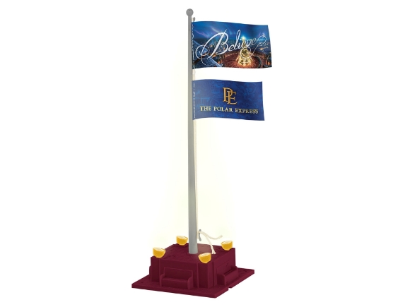Picture of Polar Express Flagpole w/Lights (PEP)