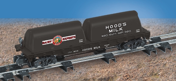 Picture of Hood's Milk Flatcar w/Containers